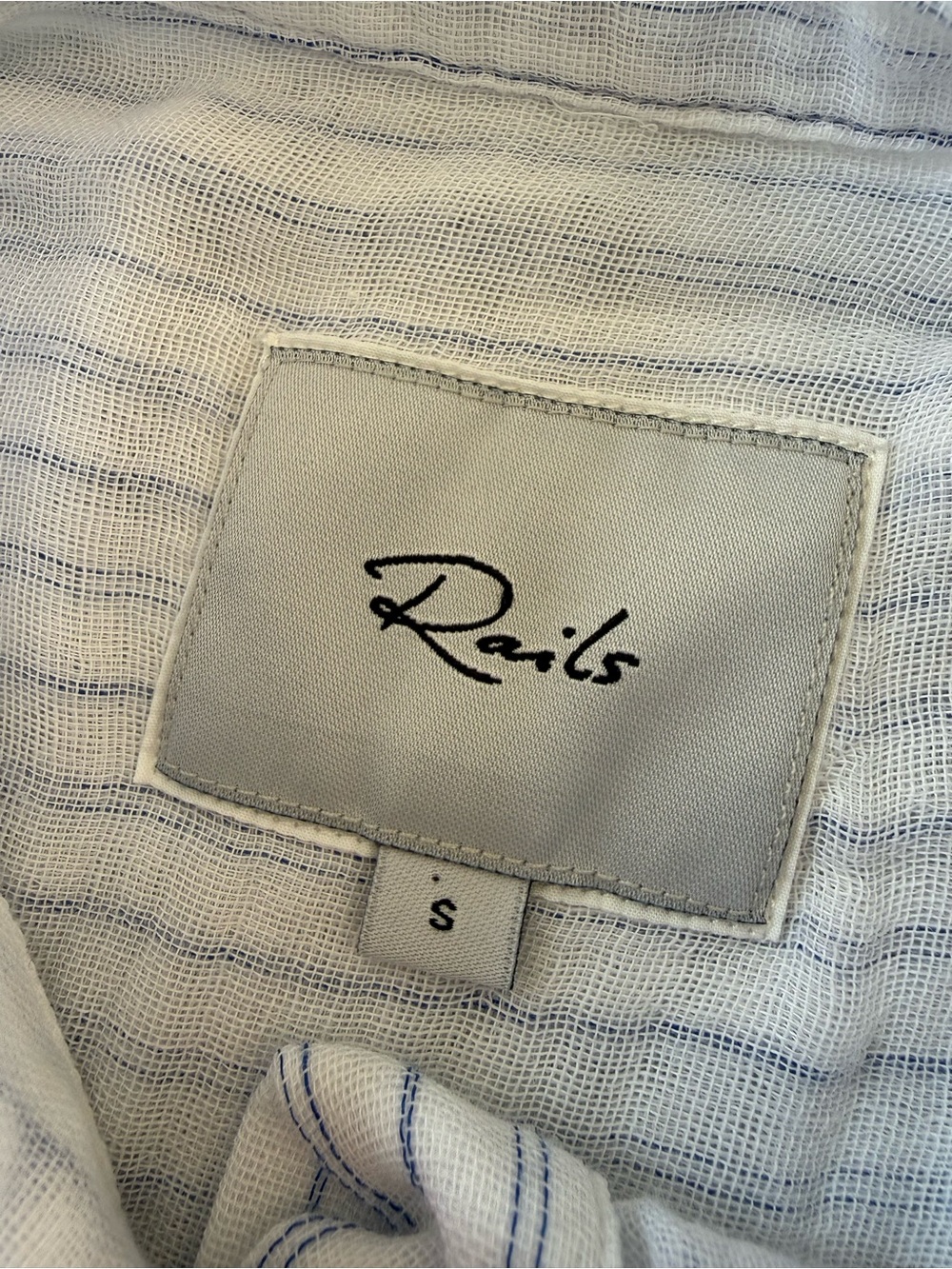 Rails Ellis Davenport Stripe Cotton Shirt - Picture 7 of 9